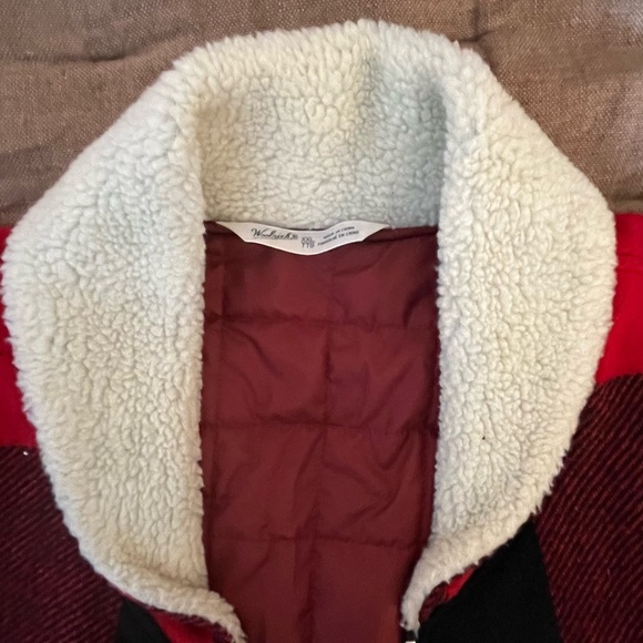 Woolrich Buffalo Plaid Sherpa Lined Bomber Jacket - Picture 2 of 4